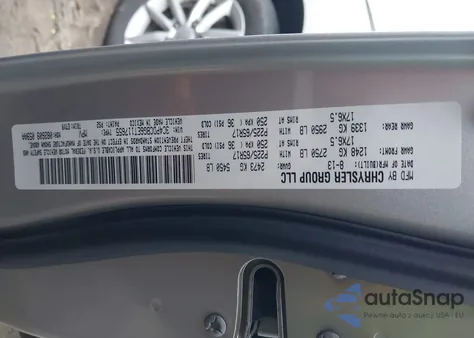 2014 Dodge Journey Sxt z USA, uszkodzony, nr VIN 3C4PDCBG6ET117655